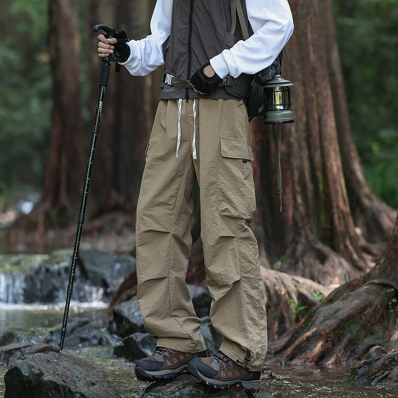 Outdoor softshell hlače za muškarce i žene – vodootporan najlon, jesenji paratrooper stil, udoban kroj, više džepova