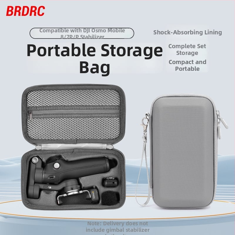 Brdrc DJI Osmo Mobile 8 torba za pohranu — futrola za prijenos stabilizatora za mobitel, uključuje 7-dijelni komplet dodatne opreme