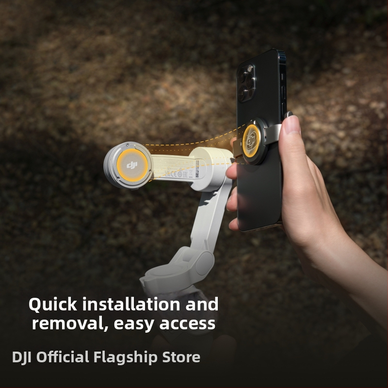 DJI Osmo Mobile SE ръчен 3-осен гимбал – сгъваем стабилизатор, пластмасов корпус, Bluetooth поддръжка, готов за селфи