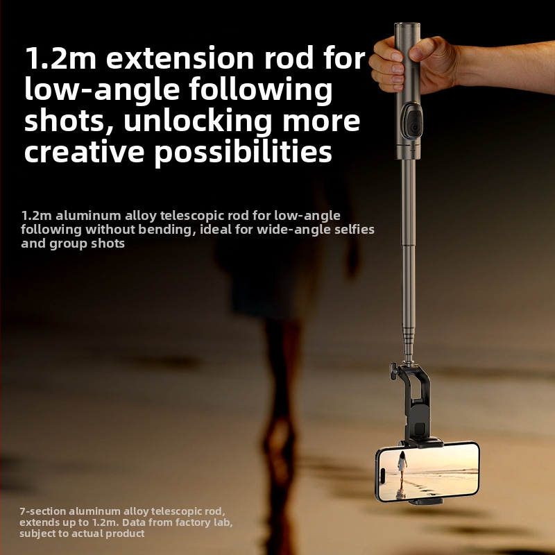 A8 ръчен сгъваем стабилизатор за телефон, едноосен гимбал, Bluetooth и дистанционно