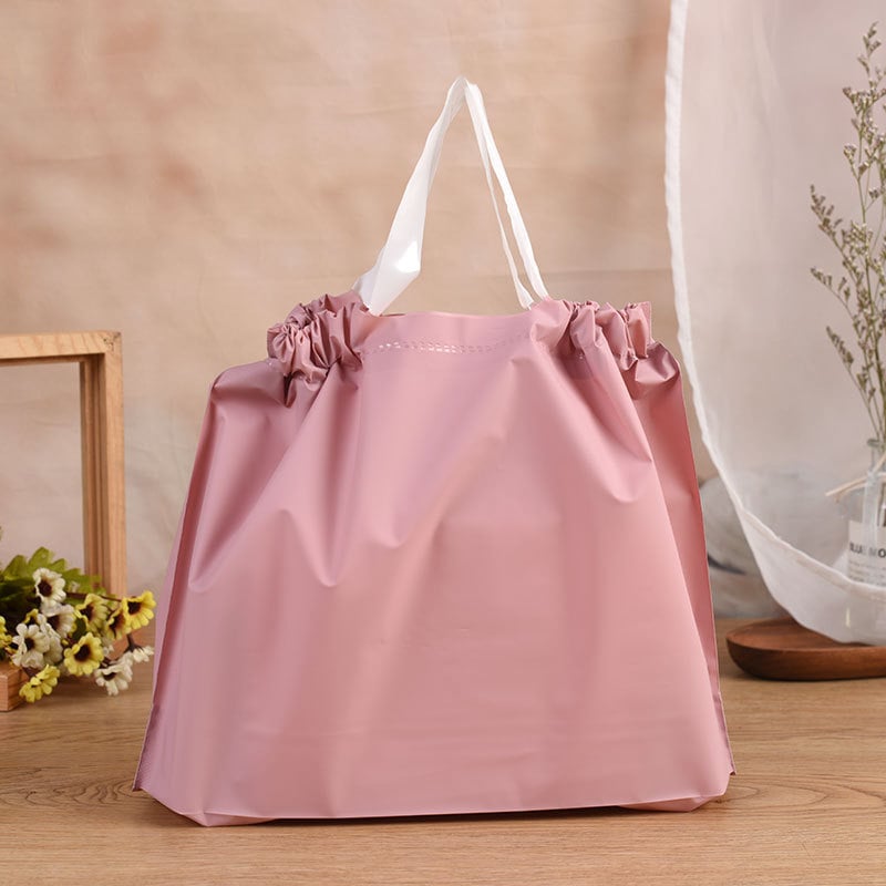 Jednokratne vrećice za dostavu sa šnuralom, dvostruko sloje, Wangxuan, univerzalne tote vrećice za trgovinu odjeće