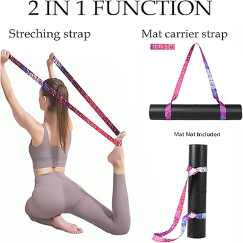 Ζώνη διάτασης για γιόγκα | Νάιλον ζώνη γιόγκα | Μάρκα: YAOXIN | Προϊόντα βοηθητικά για γιόγκα | Κατάλληλο για εξοπλισμό γυμναστικής, υγειονομικό μασάζ και bodybuilding