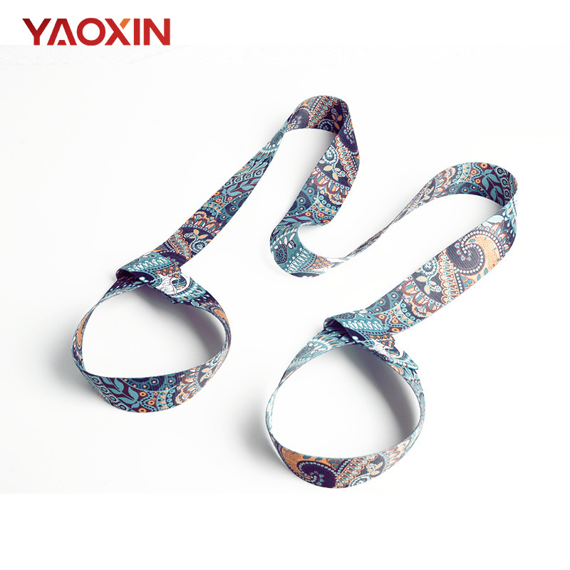 Ζώνη διάτασης για γιόγκα | Νάιλον ζώνη γιόγκα | Μάρκα: YAOXIN | Προϊόντα βοηθητικά για γιόγκα | Κατάλληλο για εξοπλισμό γυμναστικής, υγειονομικό μασάζ και bodybuilding