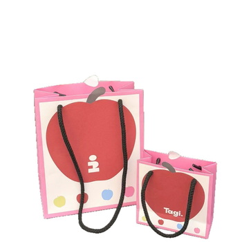 Tagi Taška na rameno s Apple cartoon graffiti tlačou, 250 g vysoko kvalitný film, Pôvod Guangzhou