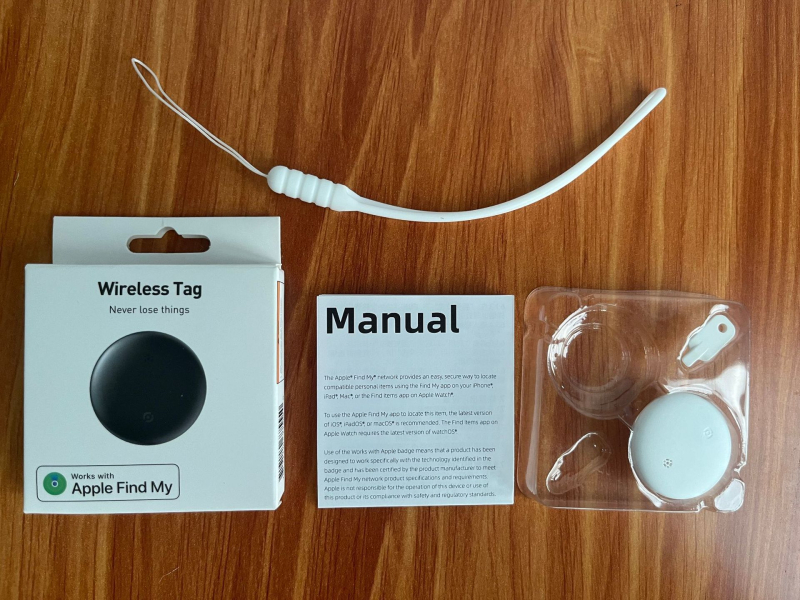 Lokalizator protiv gubitka S10 za iOS – MFI certificirano, IP67 vodootporno, baterija 210 mAh, težina 9 g