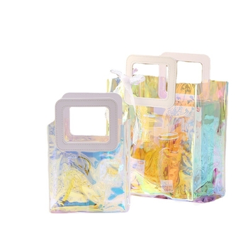 Yize Prozirna PVC torbica, dvostruka debljina 60 Silk, Univerzalna torba za poklone i kozmetiku