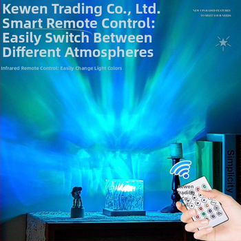 LED stojaca lampa s projektorom nočnej oblohy, efekt vodných vĺn a polárneho žiarenia, dosah až 30 m², nordický štýl