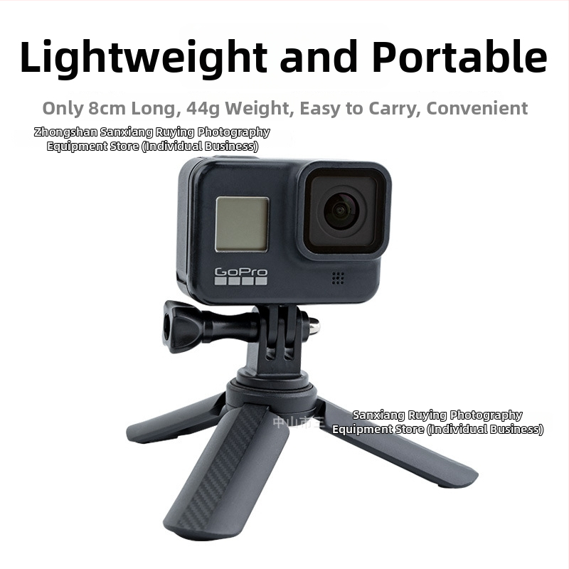 Km-05 stolný stabilizátor-tri pod — ABS materiál, max. zaťaženie 2 kg, 1 sekcia, kompatibilný s DJI Pocket 3, akčné kamery, bezzrkadlové kamery a držiak na telefón