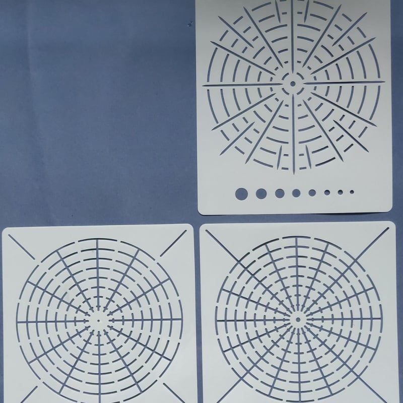 Mandala predložak za DIY slikanje kamenom | PET materijal | Brend Painting Enle | Privatna marka dostupna
