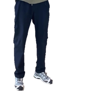 Pantaloni casual de bărbați din softshell, impermeabili și rezistenți la vânt, croială slim, țesătură Oxford