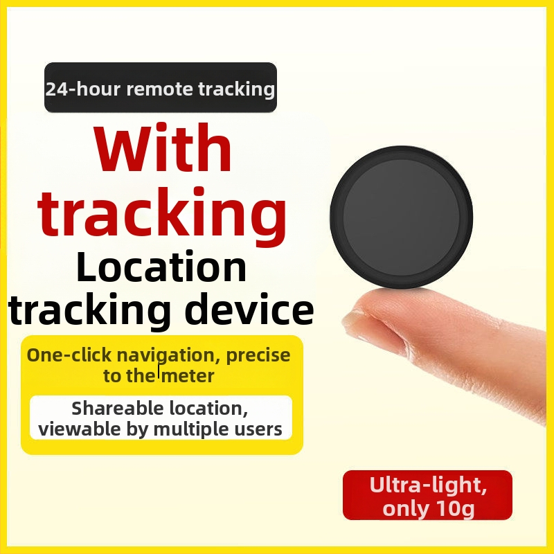 Okos elvesztés elleni nyomkövető kerékpárokhoz és háziállatoknak, modell F3, ABS, Bluetooth, 220 mAh akkumulátor