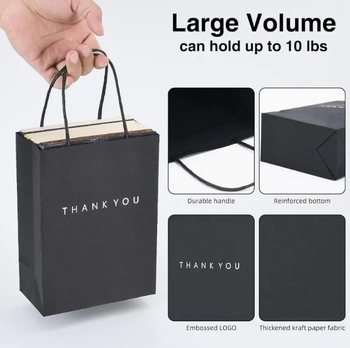 Kraft papirnata torba - dvostruka debljina, pakiranje dnevnih potrepština, torba za poklon