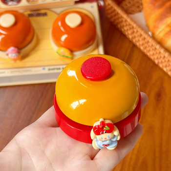 Ručni pritisni zvon za posluživanje, metalna ukrasna figura, karbonska čelika, model WJZH-041; ručna izrada DIY, pogodna za dom, ured, restoran i hotel