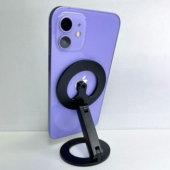 MagSafe διπλής όψεως μαγνητική βάση/στήριγμα για κινητό γραφείου, αλουμινένιο κράμα, μοντέλο S6C, στερέωση 1/4 ιντσών για φωτογράφηση