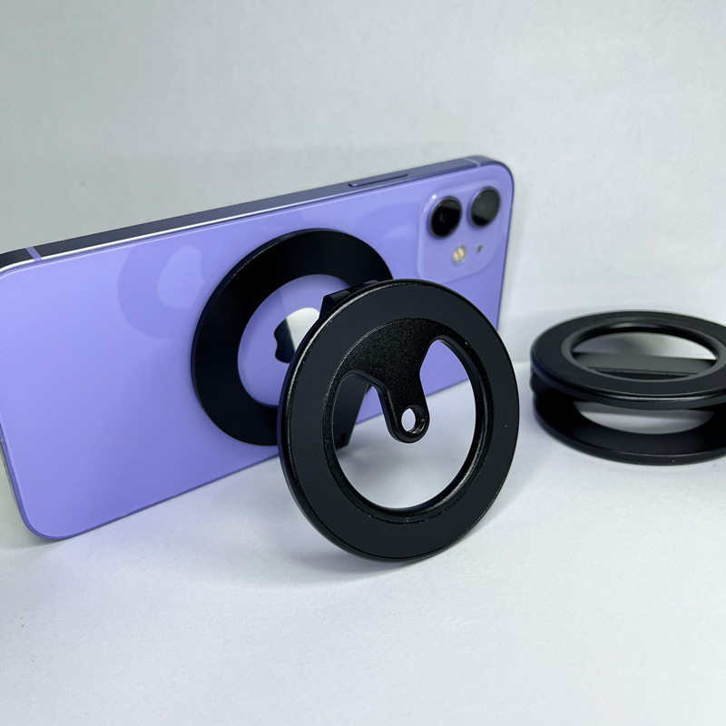 MagSafe διπλής όψεως μαγνητική βάση/στήριγμα για κινητό γραφείου, αλουμινένιο κράμα, μοντέλο S6C, στερέωση 1/4 ιντσών για φωτογράφηση