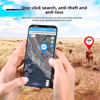 Juh- és szarvasmarha nyomkövető GPS/Beidou, IP67 vízálló, 3 m pontosság, 120 óra üzemidő, modell H01C