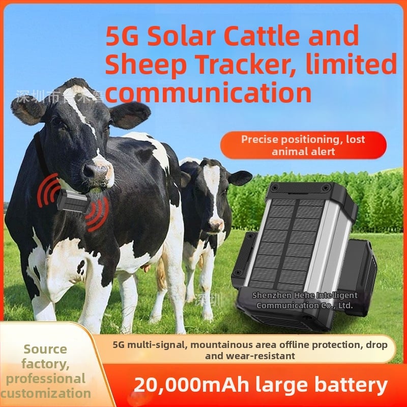 Juh- és szarvasmarha nyomkövető GPS/Beidou, IP67 vízálló, 3 m pontosság, 120 óra üzemidő, modell H01C