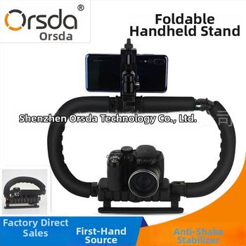 Sklopivi držač kamere za mobilno emitiranje – ručni stabilizator DSLR, maksimalna nosivost 3 kg, ABS plast, težina 0,408 kg