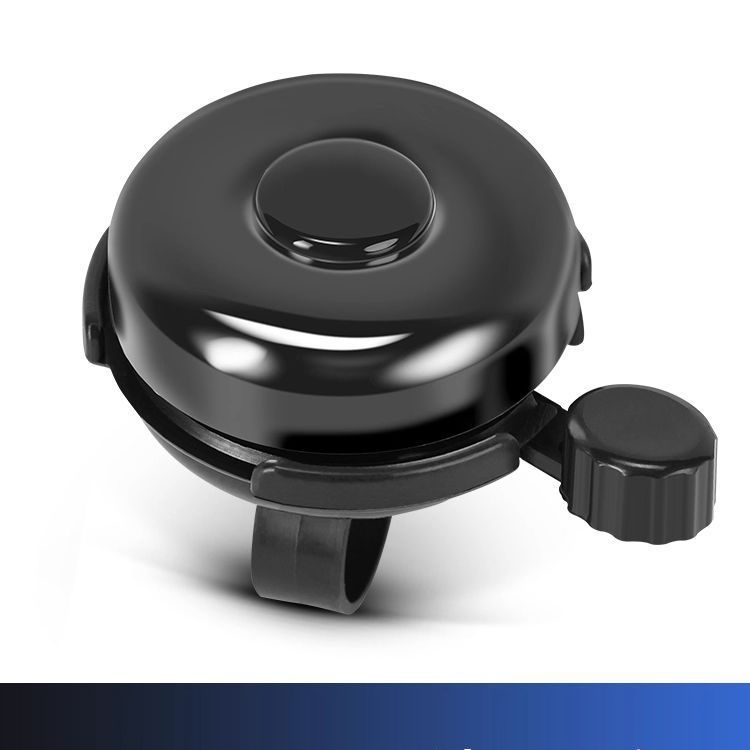 Zvonjak za bicikl — univerzalni, vrlo glasni zvuk, za djecu, MTB i cestovne bicikle; tijelo od željeza; prilagođena obrada