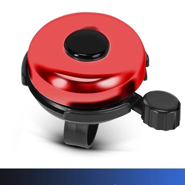 Zvonjak za bicikl — univerzalni, vrlo glasni zvuk, za djecu, MTB i cestovne bicikle; tijelo od željeza; prilagođena obrada