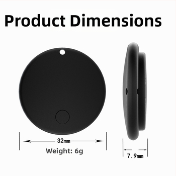 Mini pametni trackert za kućne ljubimce, ABS kućište, globalna dvostruka kompatibilnost sustava, GPS točnost 1 m, Airtag alternativa