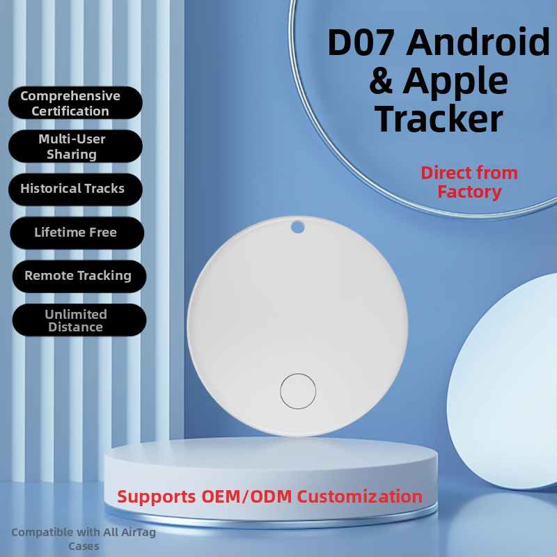 Mini pametni trackert za kućne ljubimce, ABS kućište, globalna dvostruka kompatibilnost sustava, GPS točnost 1 m, Airtag alternativa