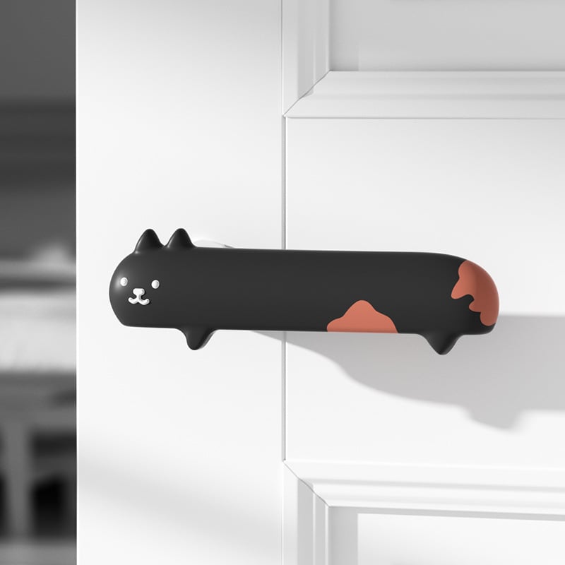 Silikonska zaštita kvake vrata za spavaću sobu i kupaonicu, tiha, protiv sudaranja, debeli jastučić za zid