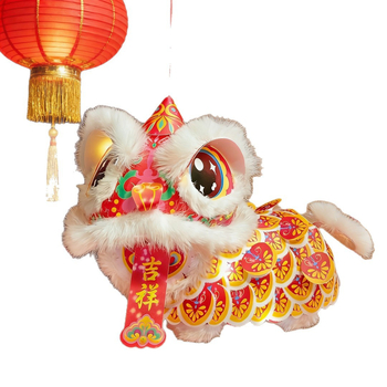 Lion Lamp Cage, PVC, nepravilan oblik, svijetli, stil nacionalnog trenda