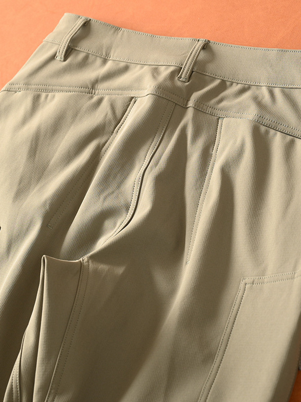 Muške softshell hlače s fleece podstavom, ravni kroj, srednji struk, kopčanje
