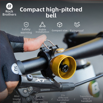 Rockbros zvono za bicikl, unisex, prilagodljivo, na skladištu