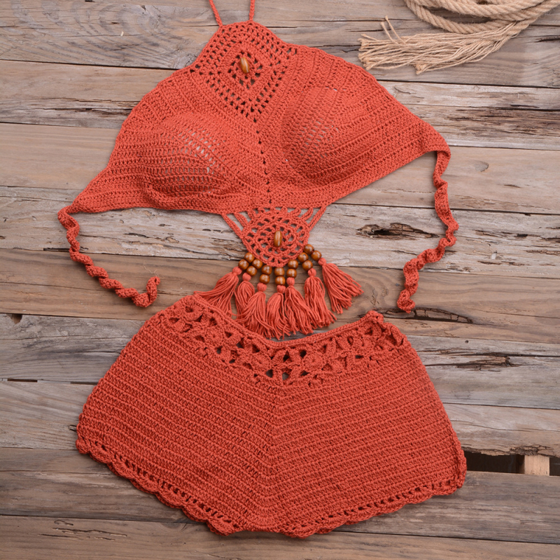 Ženski bikini set, jednobojna, bez leđa, seksi dizajn, s napuhnutim košaricama, Lyocell 100%, podstava od pamukove smjese 90%, težina 173 g, za odrasle