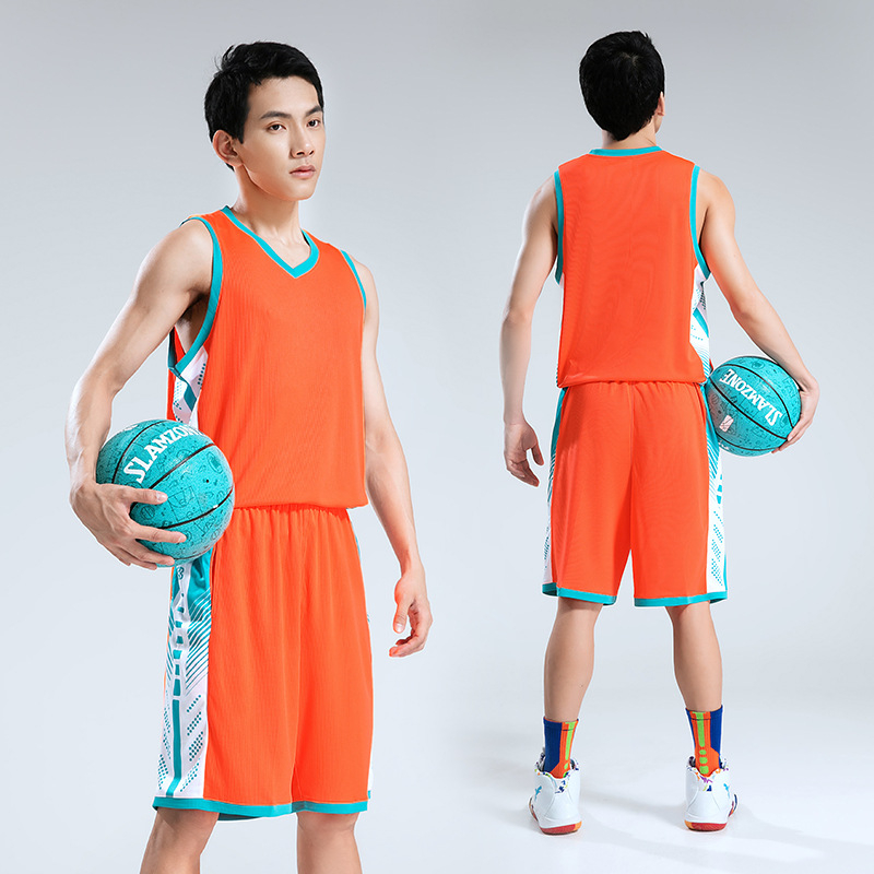 Kosárlabda mez szett, ujjatlan, kerek nyakú, uniszex, 100% poliészter, gyorsan száradó anyag