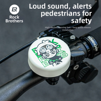 Rockbros zvono za bicikl – površina od željeza s plastičnom bazom; unisex; šifra proizvoda 340006