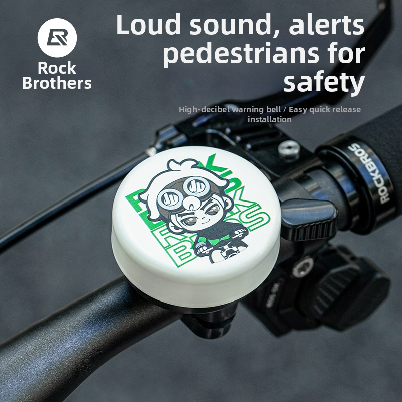 Rockbros zvono za bicikl – površina od željeza s plastičnom bazom; unisex; šifra proizvoda 340006