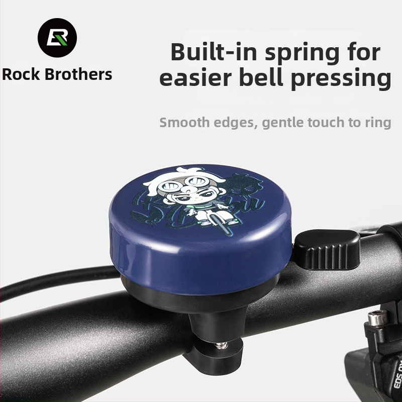 Rockbros zvono za bicikl – površina od željeza s plastičnom bazom; unisex; šifra proizvoda 340006