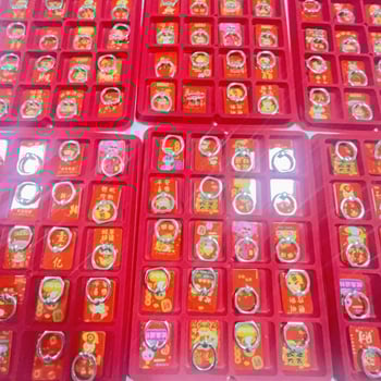 Stolni držač za telefon, rotirajući, plastika, univerzalni, paket od 20 komada