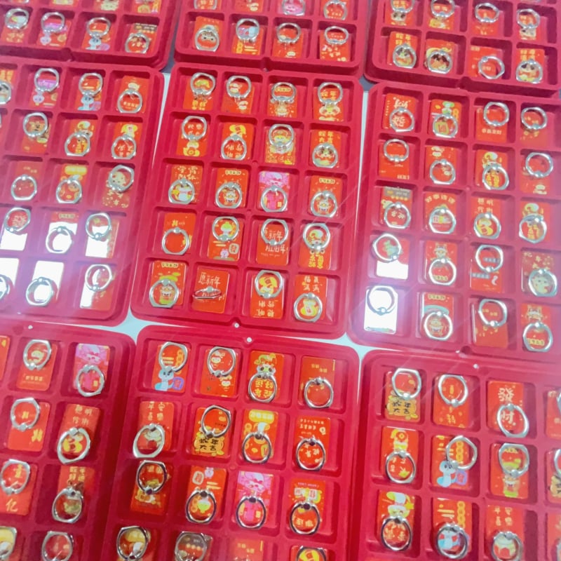 Stolni držač za telefon, rotirajući, plastika, univerzalni, paket od 20 komada