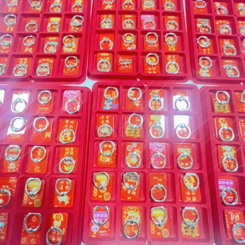 Stolni držač za telefon, rotirajući, plastika, univerzalni, paket od 20 komada