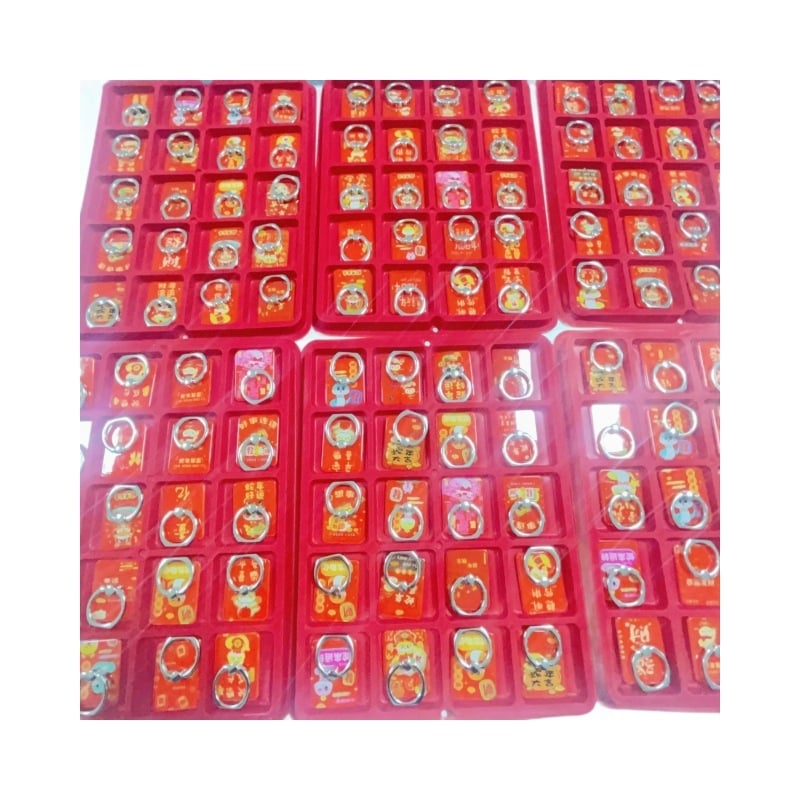 Stolni držač za telefon, rotirajući, plastika, univerzalni, paket od 20 komada