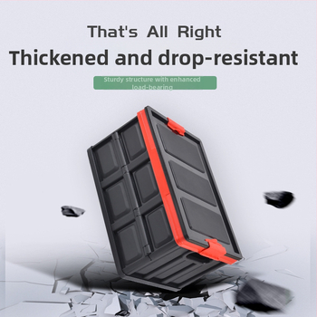 Сгъваема кутия за съхранение за автомобилен багажник, органайзер за кола, PP пластмаса, 30–40 л капацитет