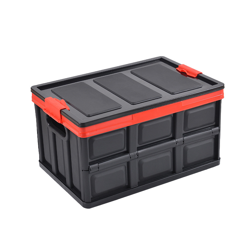 Сгъваема кутия за съхранение за автомобилен багажник, органайзер за кола, PP пластмаса, 30–40 л капацитет