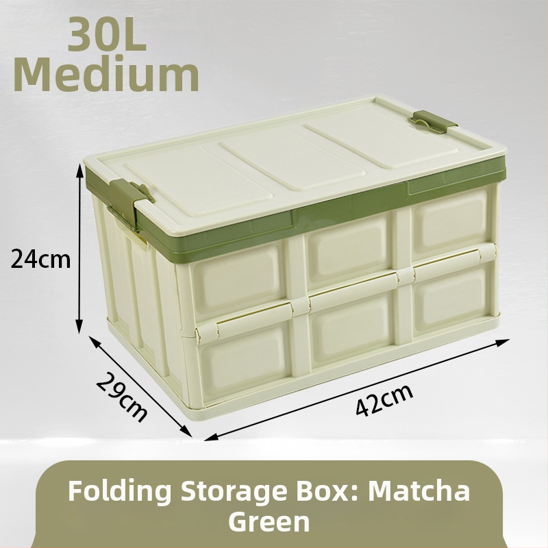 Сгъваема кутия за съхранение за автомобилен багажник, органайзер за кола, PP пластмаса, 30–40 л капацитет