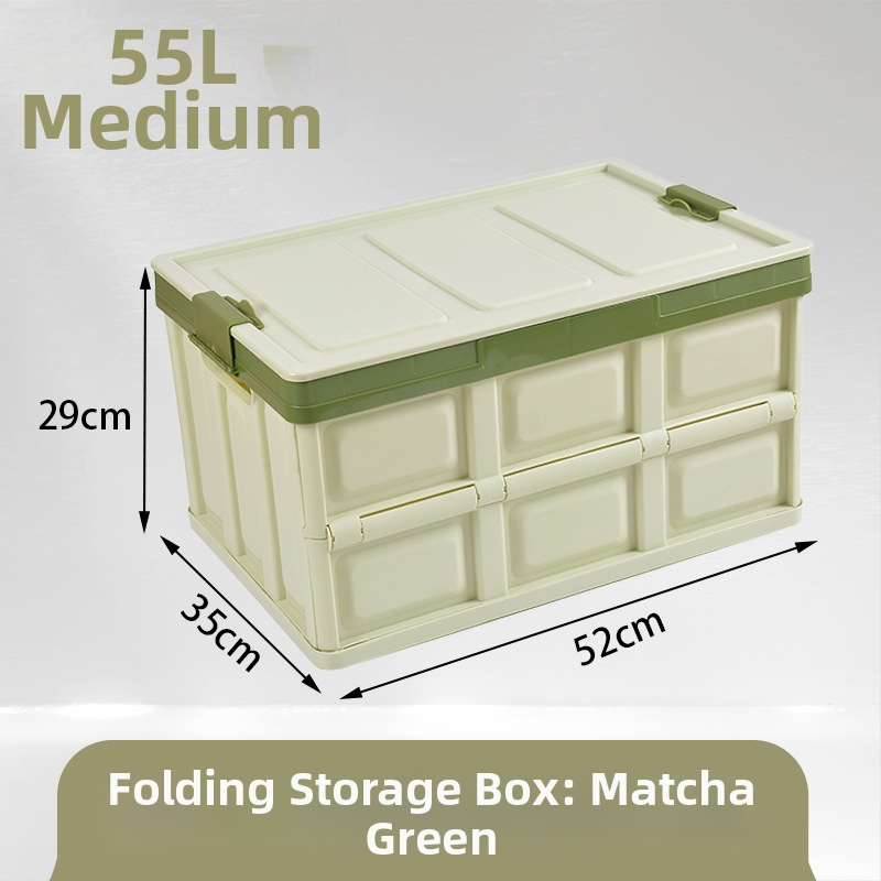 Сгъваема кутия за съхранение за автомобилен багажник, органайзер за кола, PP пластмаса, 30–40 л капацитет