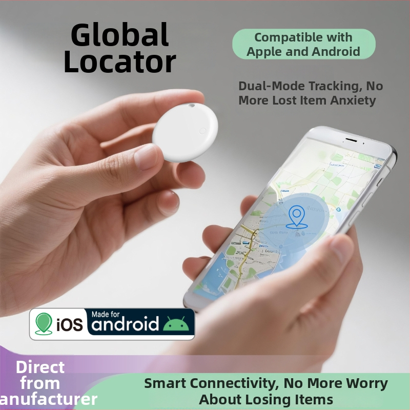 Airtag dvojitý systém GPS sledovač pre Android a iOS, globálne určovanie polohy, historická trasa, navigácia jedným klikom, model P-25b