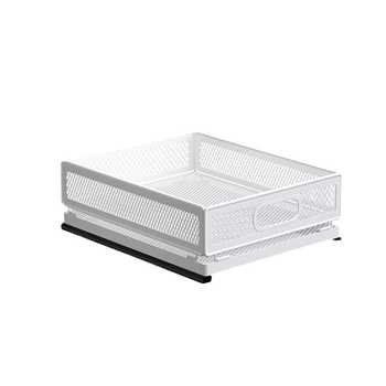 Изтеглящ се кош за закуски в кухнята – сгъваем метален рафт с многослоен дизайн за закуски, подправки и буркани, без монтаж