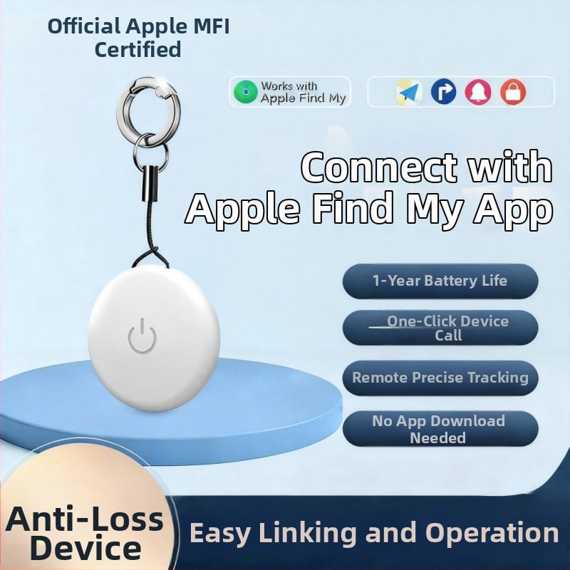 Anti-izgubljavački lokator za kućne ljubimce, starije osobe i djecu, model GTag, kompatibilan s iOS-om, bežični domet 10000, kapacitet baterije 230, težina 8 g