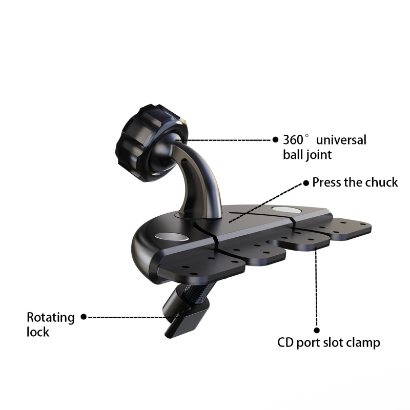 Držač za telefon u CD slotu automobila, univerzalni plastični gravitacijski držač za navigaciju