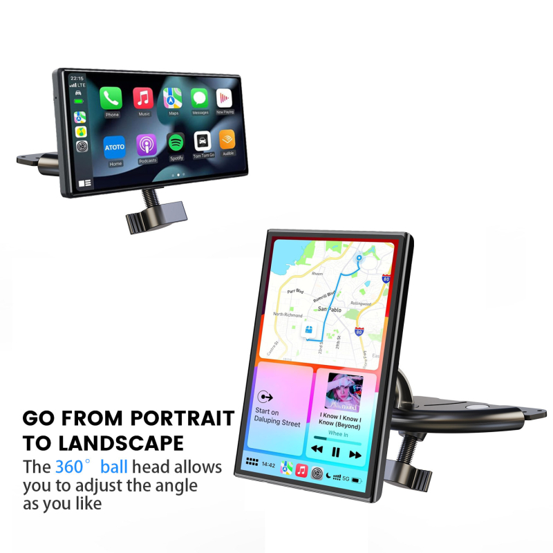 Držač za telefon u CD slotu automobila, univerzalni plastični gravitacijski držač za navigaciju