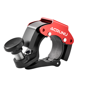 Zvončić za upravljač bicikla, aluminijska legura + inženjerski plast, 90 dB, 25 g, vodootporan i izdržljiv