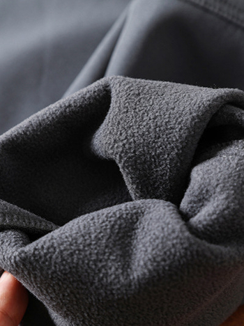 Muške softshell hlače s fleece podstavom, zimske vodootporne, rastezljive, ravni kroj